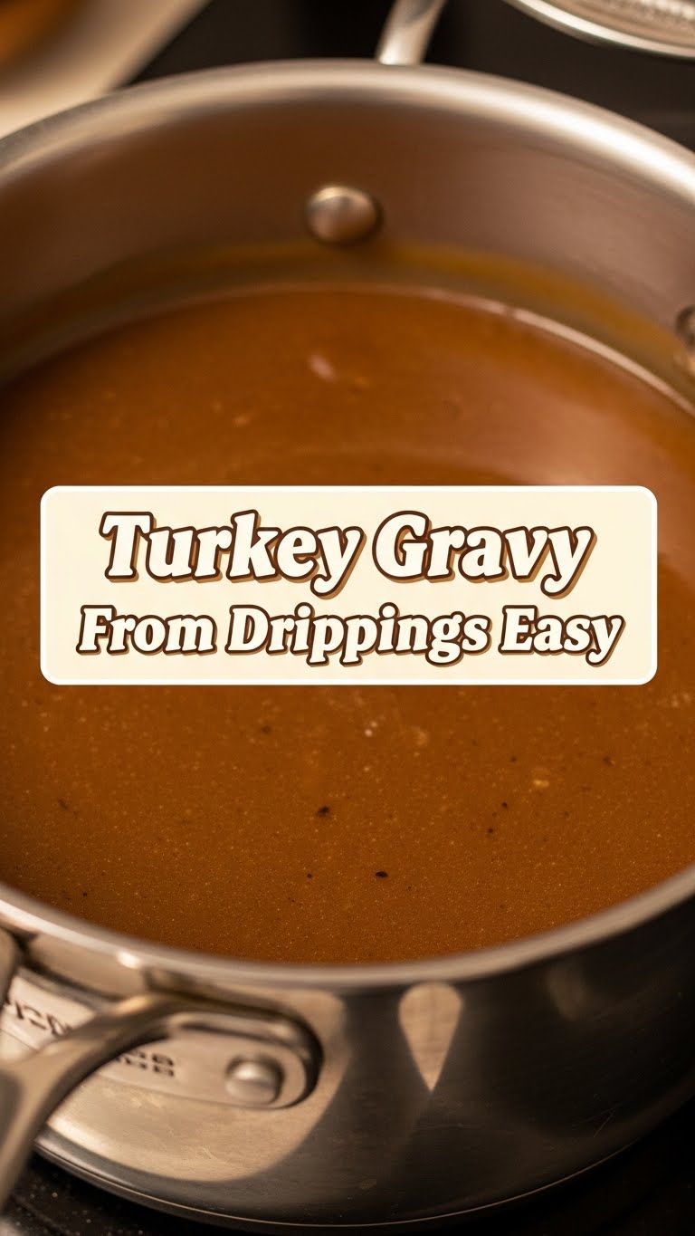 Turkey Gravy From Drippings Easy