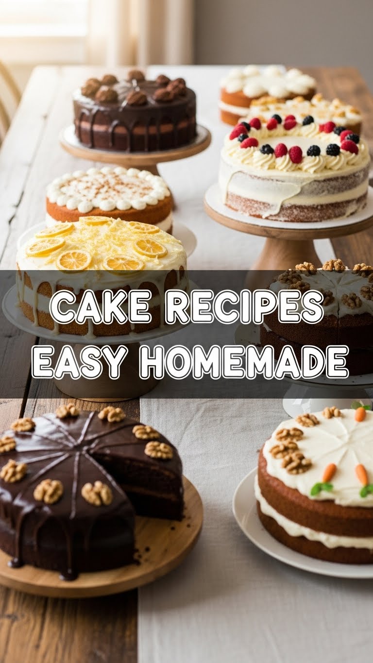 Cake Recipes Easy Homemade
