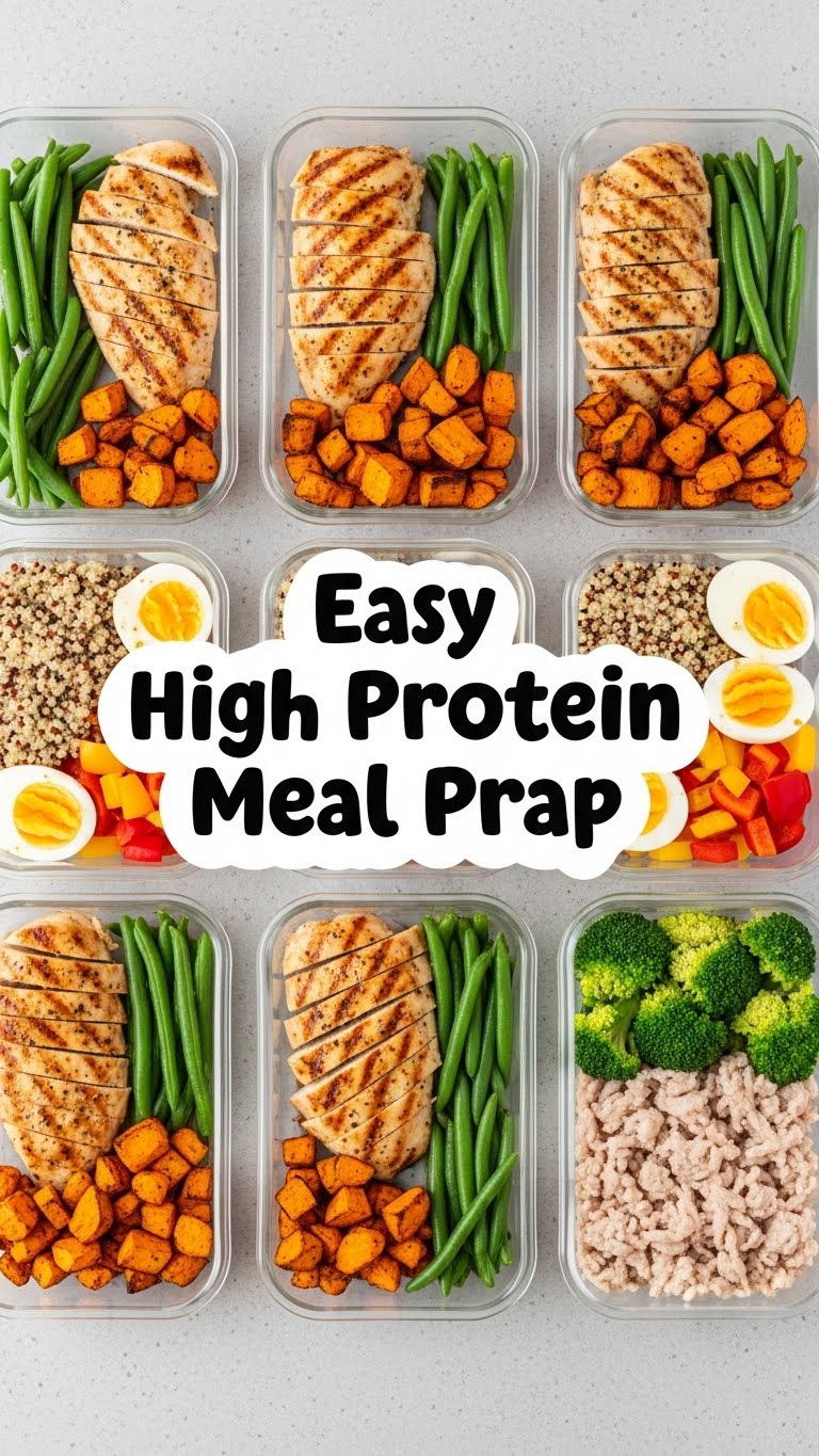 Easy High Protein Meal Prep