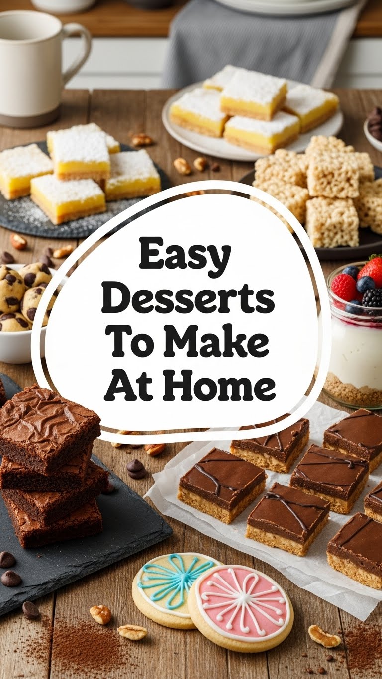 Easy Desserts To Make At Home
