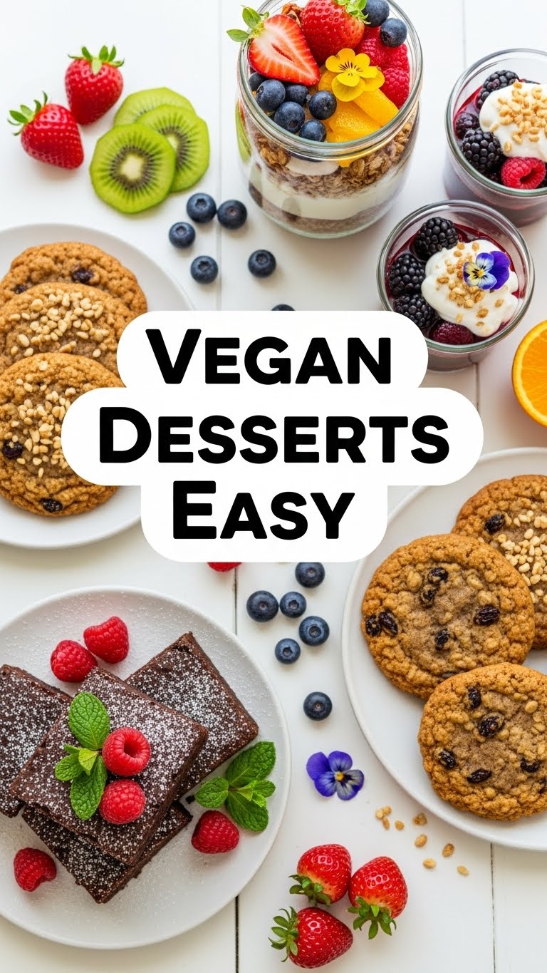 Vegan Desserts Easy