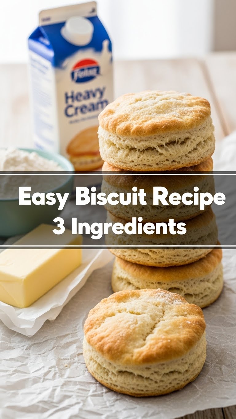 Easy Biscuit Recipe 3 Ingredients