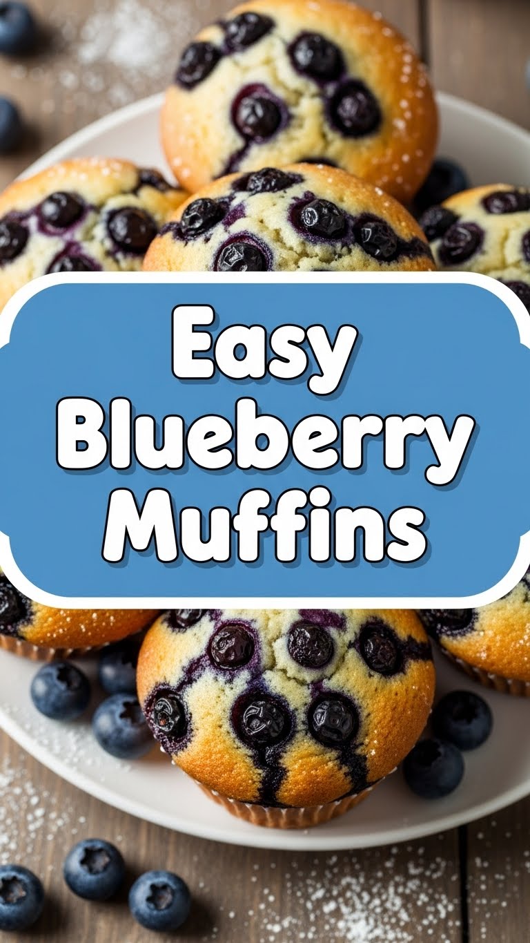 Easy Blueberry Muffins