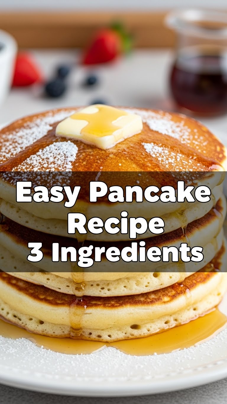 Easy Pancake Recipe 3 Ingredients