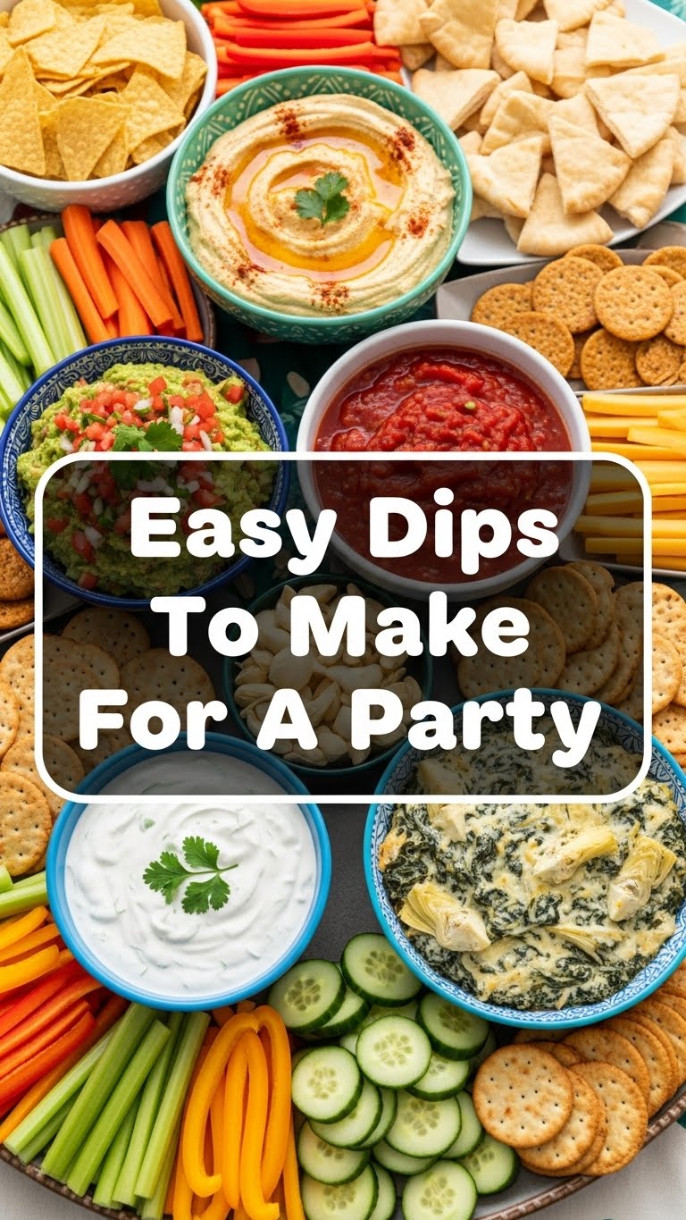 Easy Dips To Make For A Party