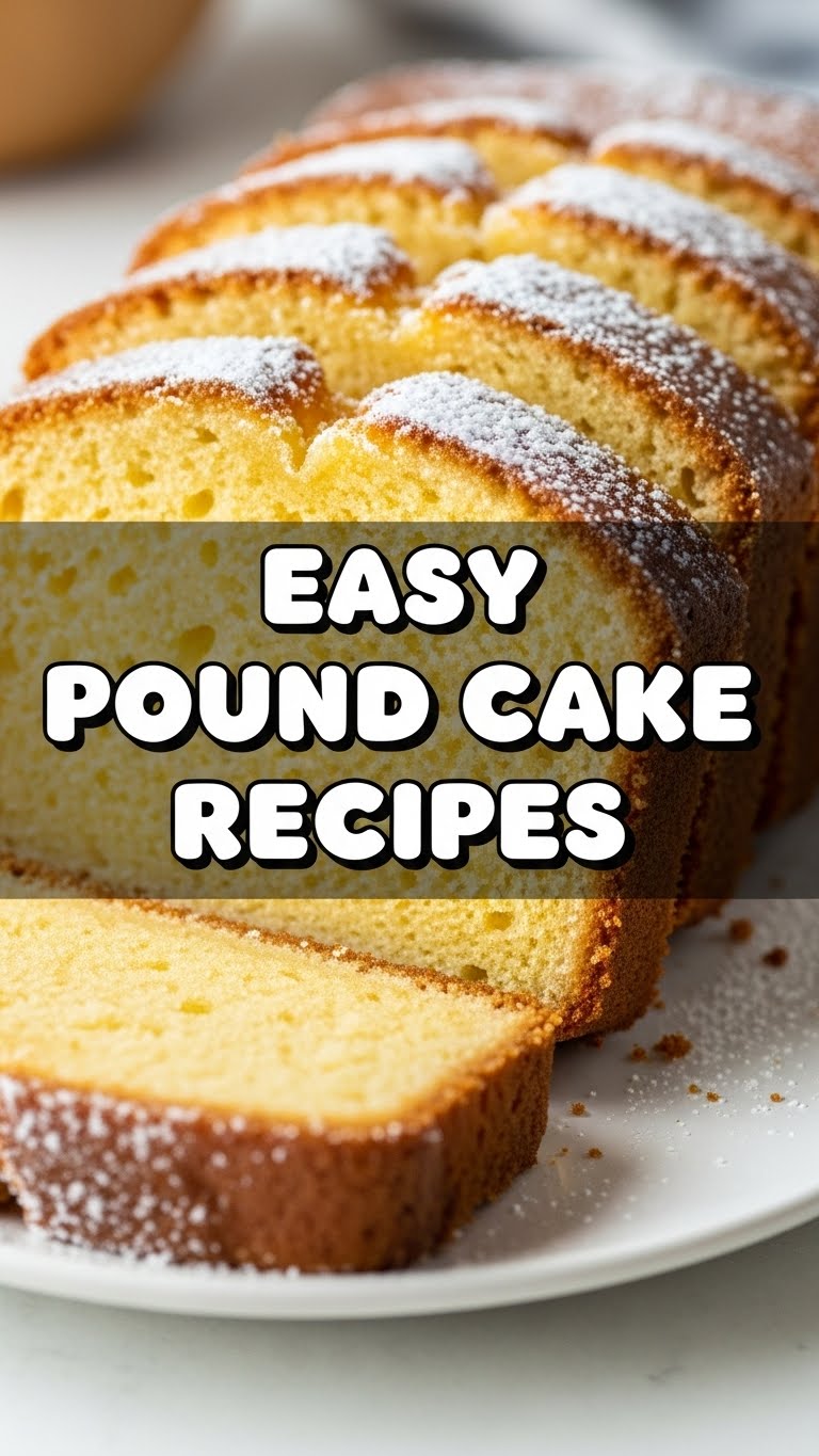 Easy Pound Cake Recipes