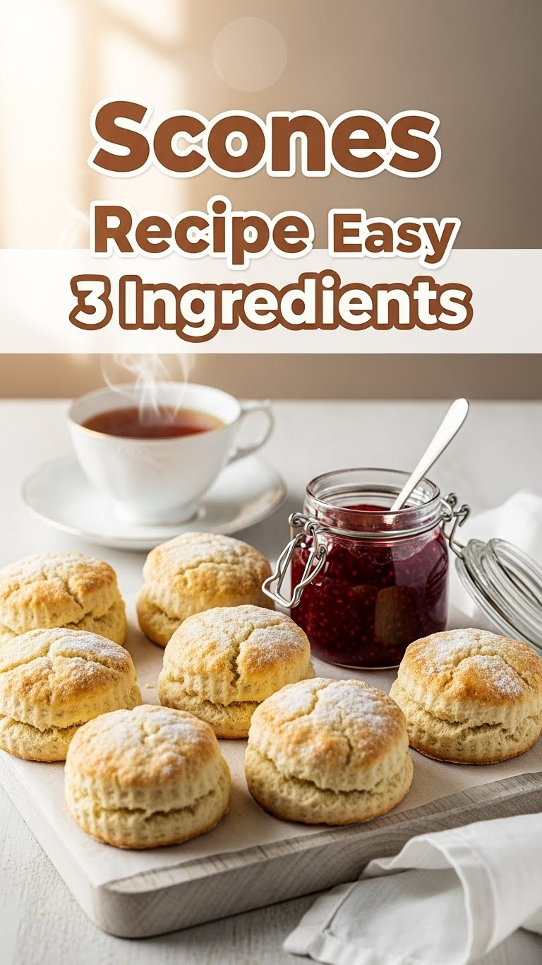 Scones Recipe Easy 3 Ingredients