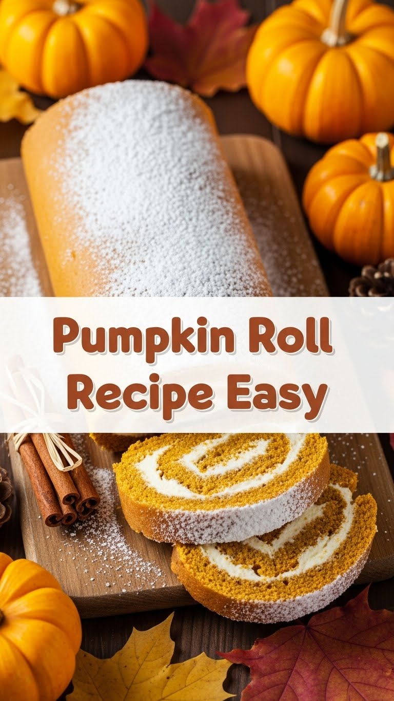 Pumpkin Roll Recipe Easy