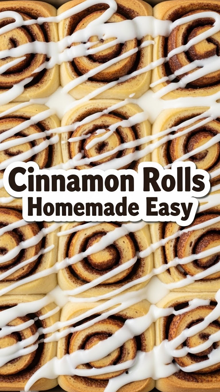Cinnamon Rolls Homemade Easy
