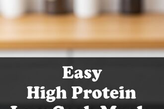 Easy High Protein Low Carb Meals