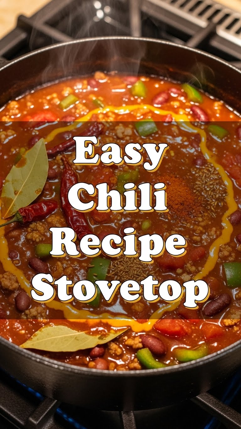 Easy Chili Recipe Stovetop
