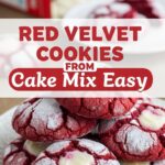 Red Velvet Cookies From Cake Mix Easy
