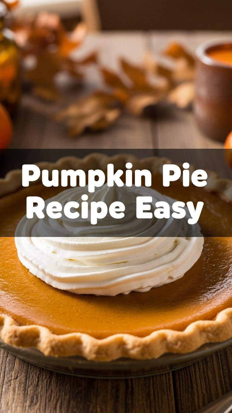 Pumpkin Pie Recipe Easy