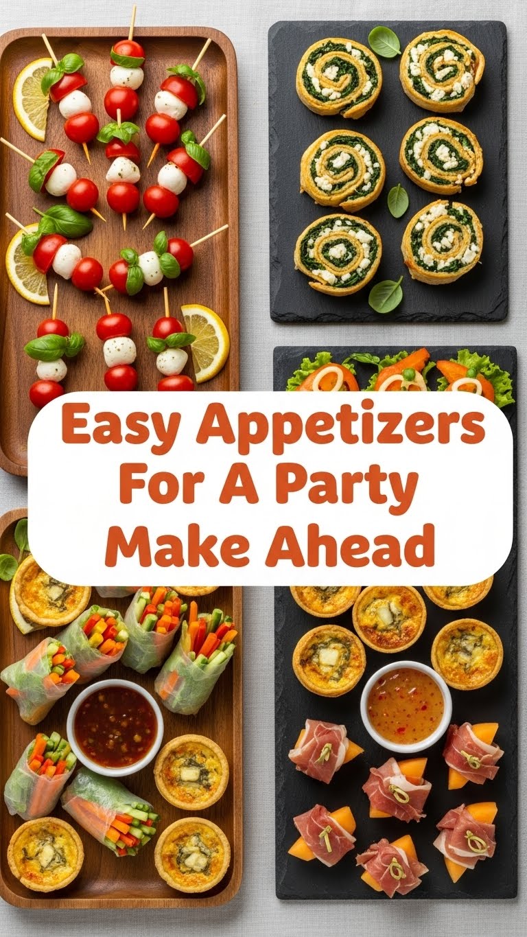 Easy Appetizers For A Party Make Ahead