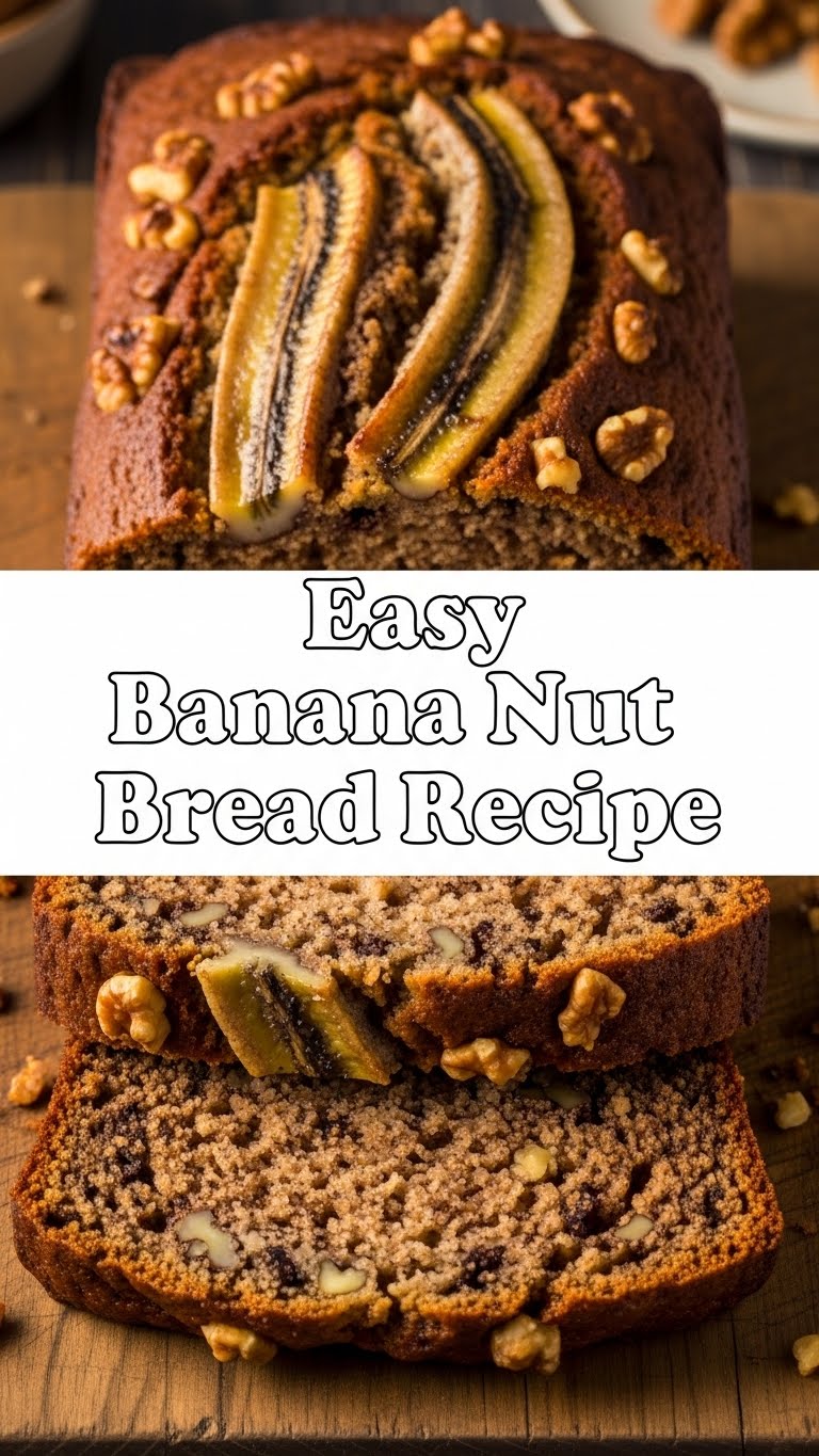 Easy Banana Nut Bread Recipe