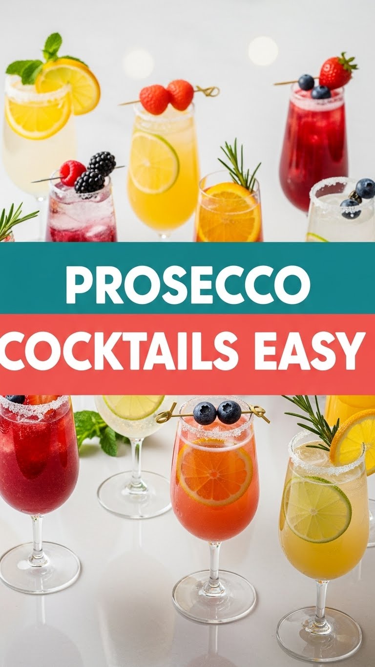 Prosecco Cocktails Easy
