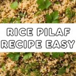 Rice Pilaf Recipe Easy