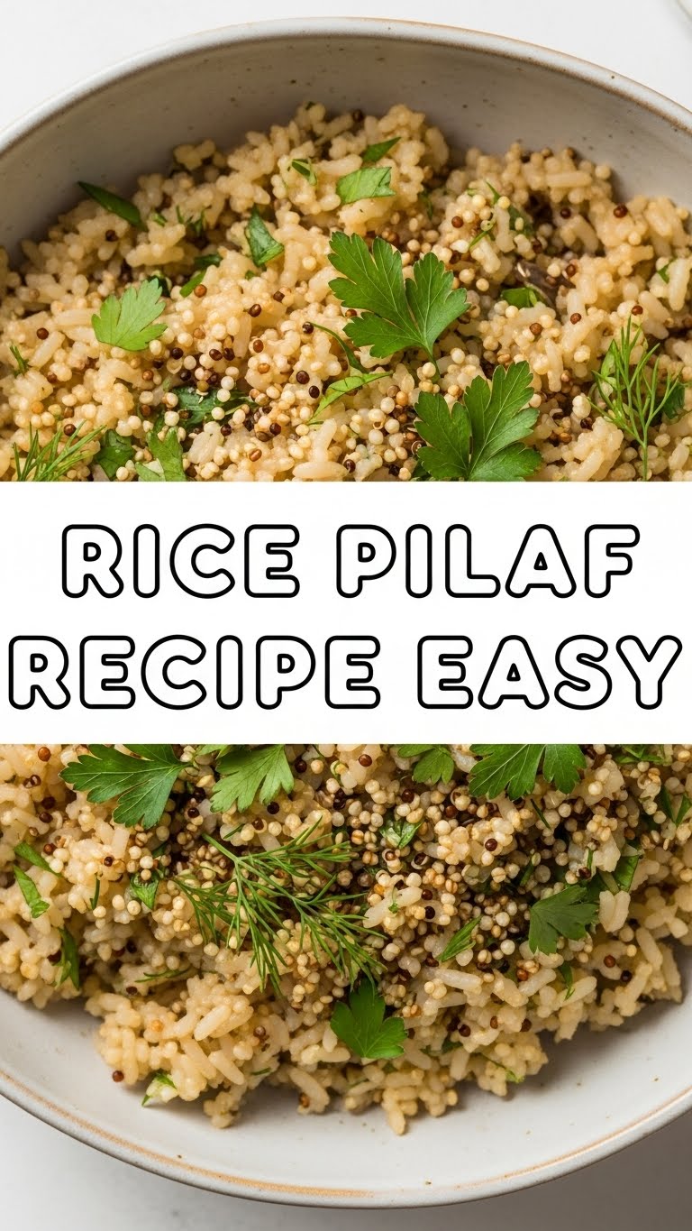 Rice Pilaf Recipe Easy
