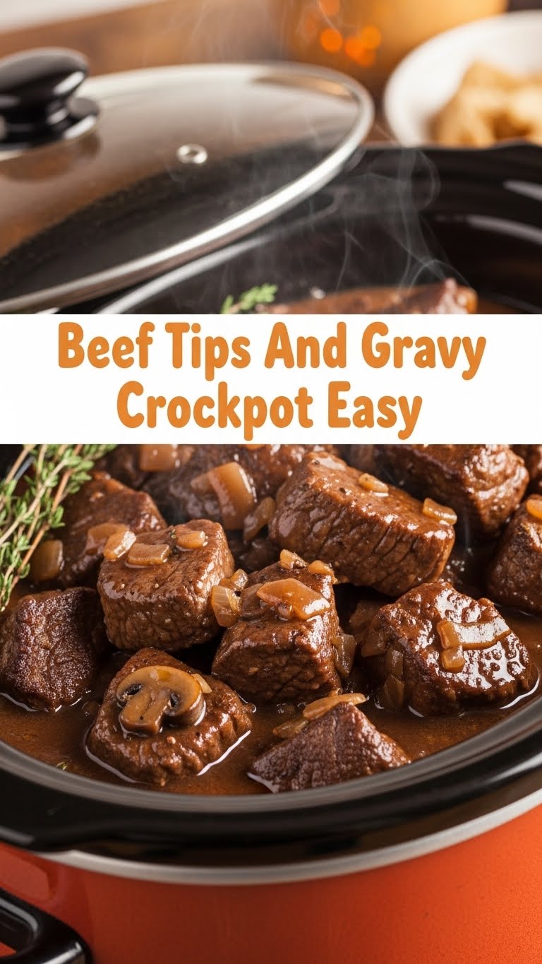 Beef Tips And Gravy Crockpot Easy