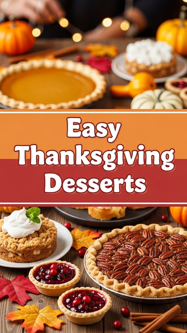 Easy Thanksgiving Desserts