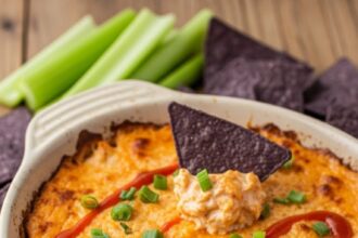 Easy Buffalo Chicken Dip