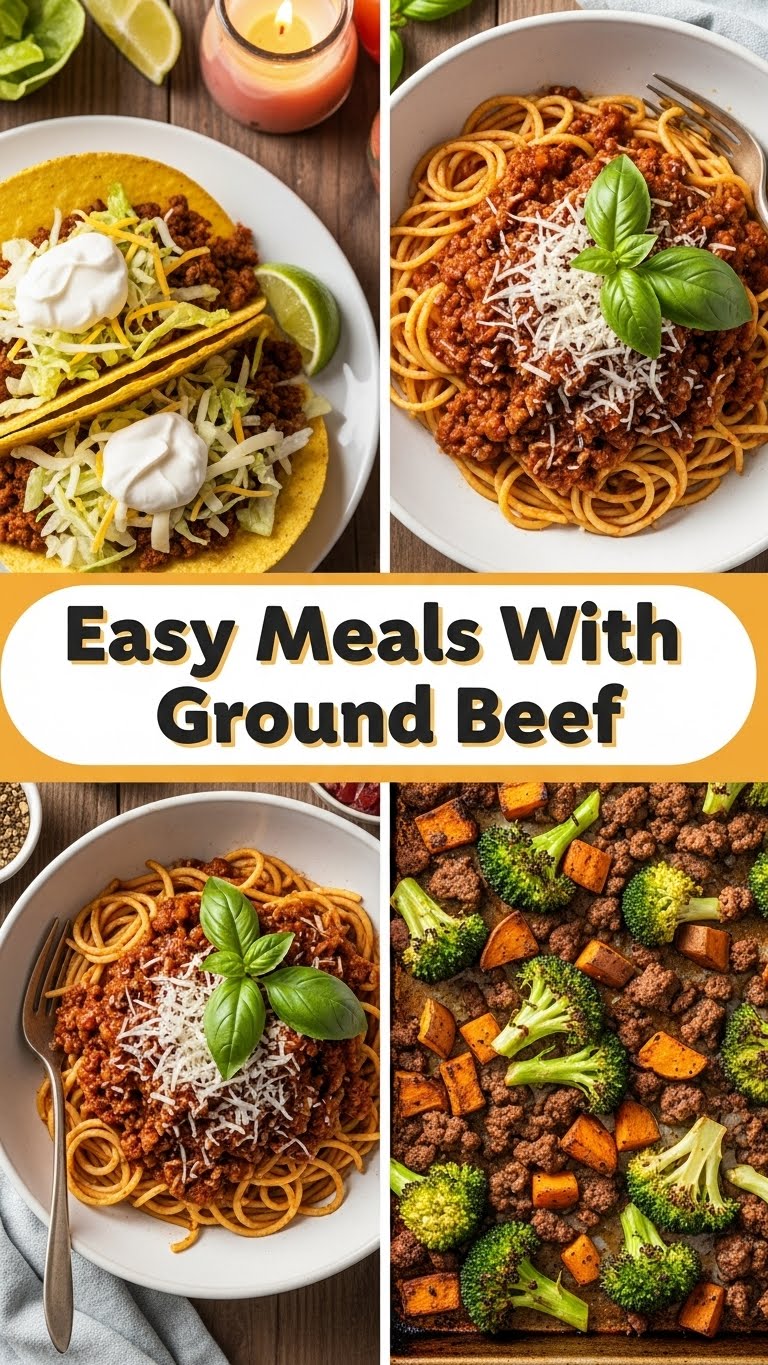 Easy Meals With Ground Beef