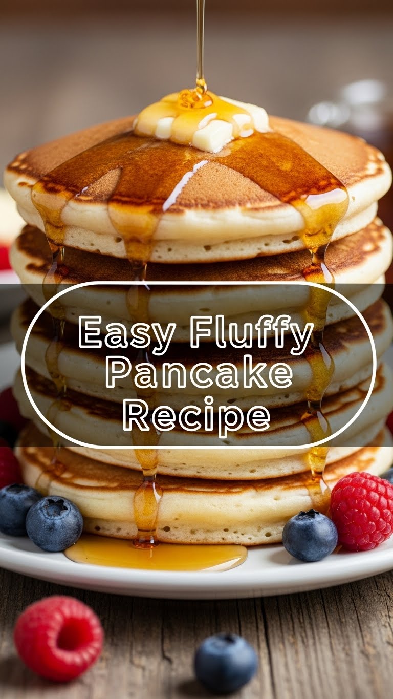 Easy Fluffy Pancake Recipe