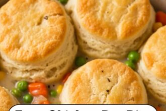 Easy Chicken Pot Pie With Biscuits