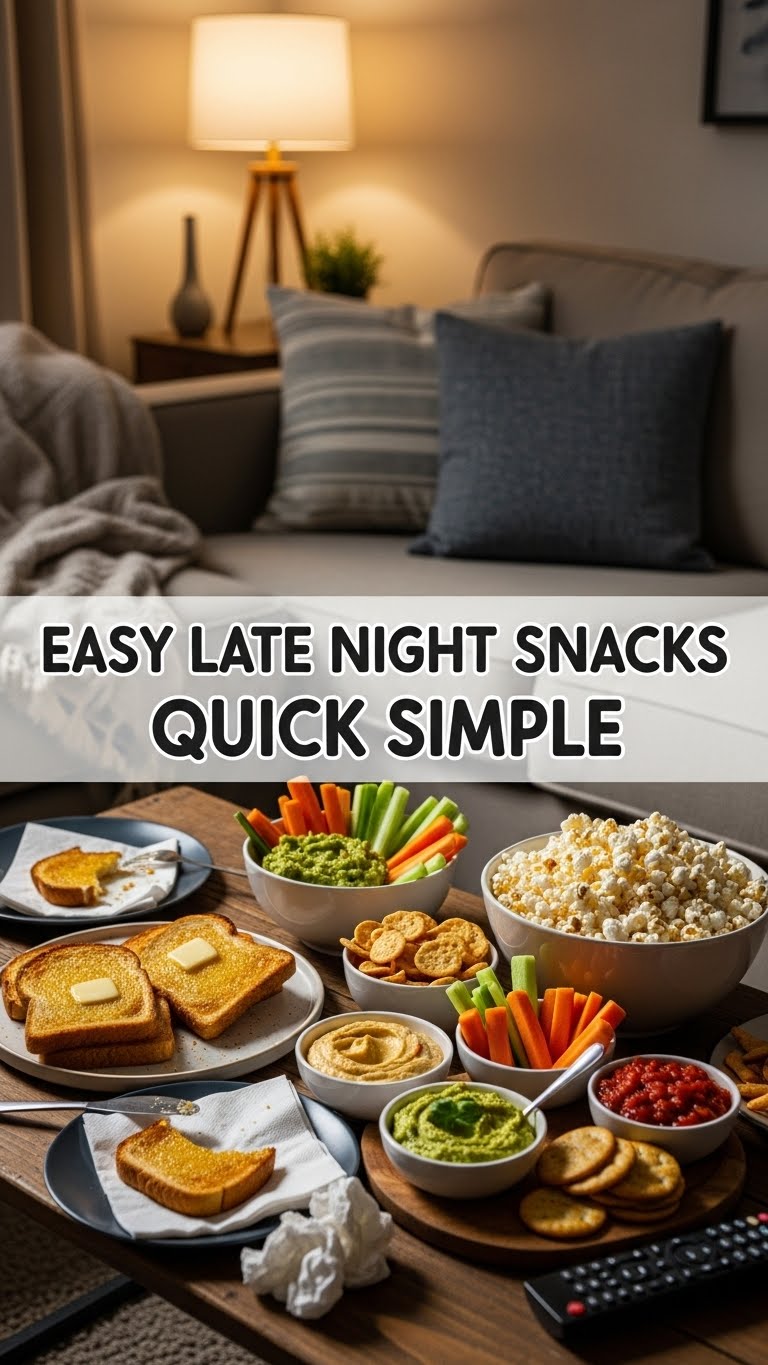 Easy Late Night Snacks Quick Simple