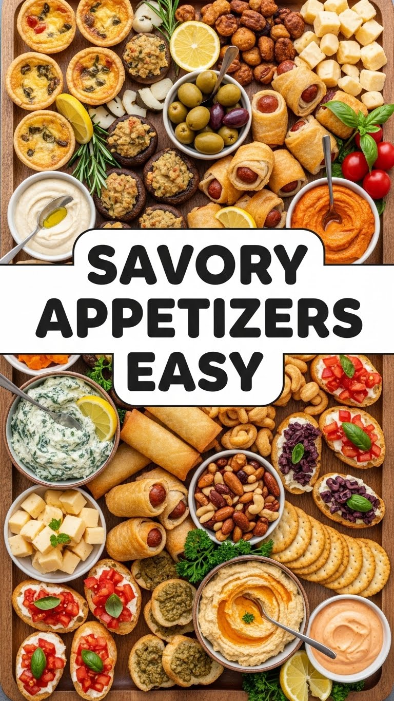 Savory Appetizers Easy