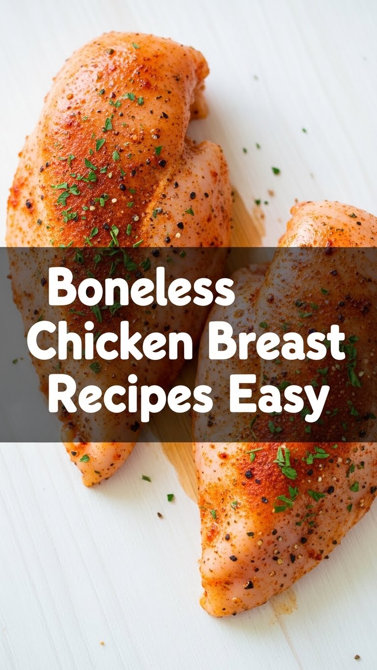 Boneless Chicken Breast Recipes Easy