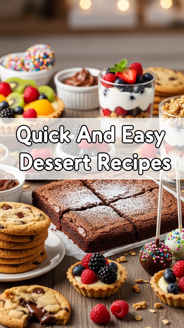 Quick And Easy Dessert Recipes
