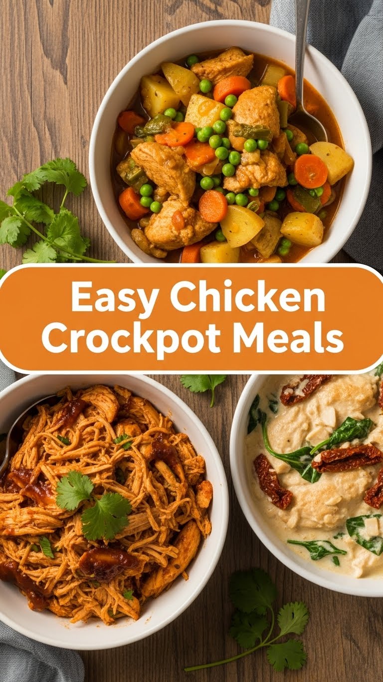 Easy Chicken Crockpot Meals