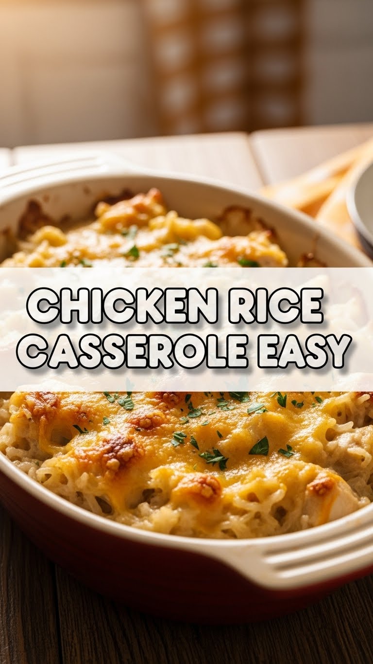 Chicken Rice Casserole Easy