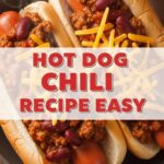 Hot Dog Chili Recipe Easy
