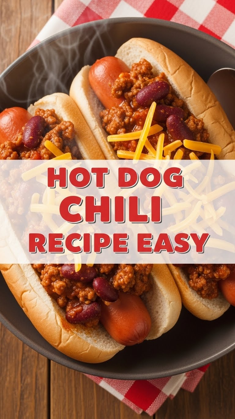 Hot Dog Chili Recipe Easy