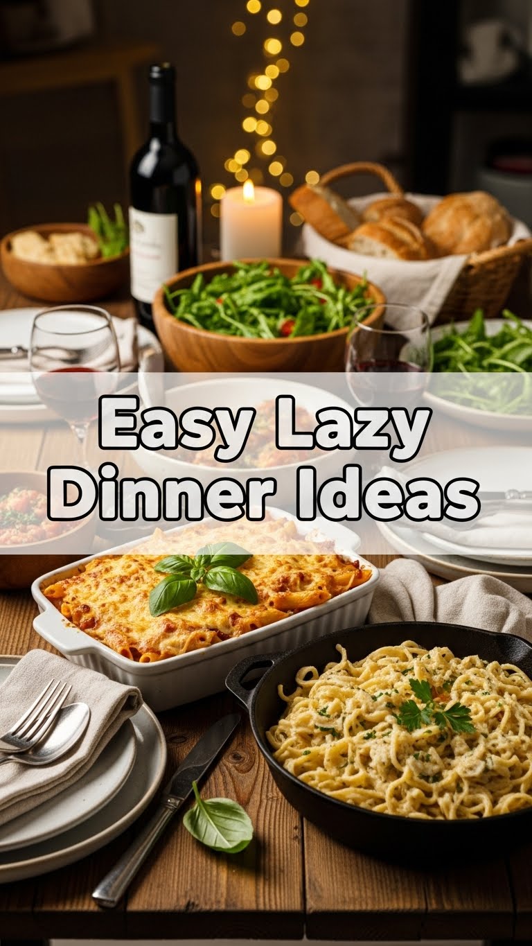 Easy Lazy Dinner Ideas