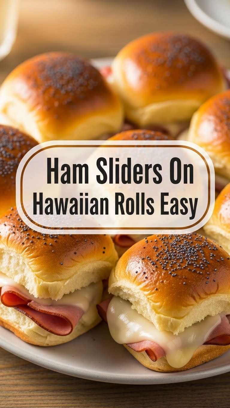 Ham Sliders On Hawaiian Rolls Easy