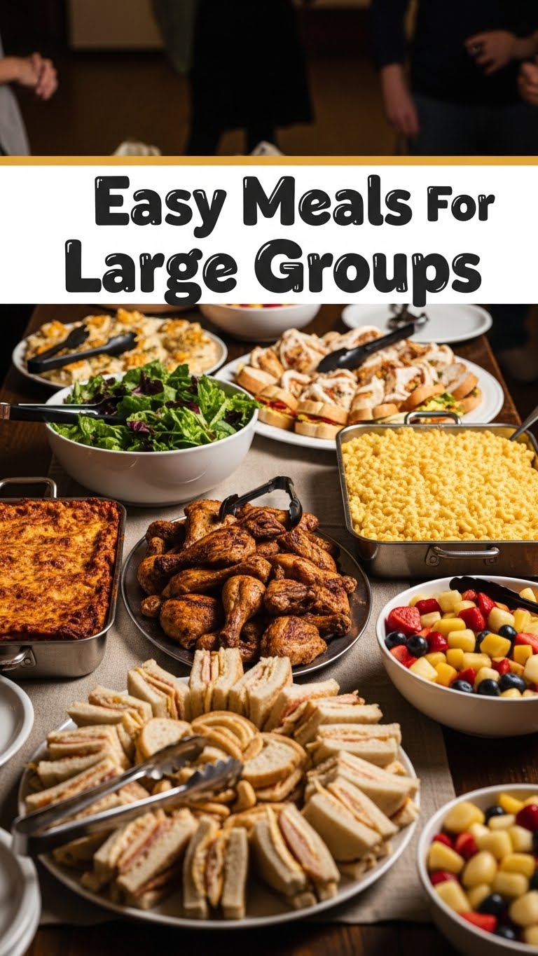 Easy Meals For Large Groups