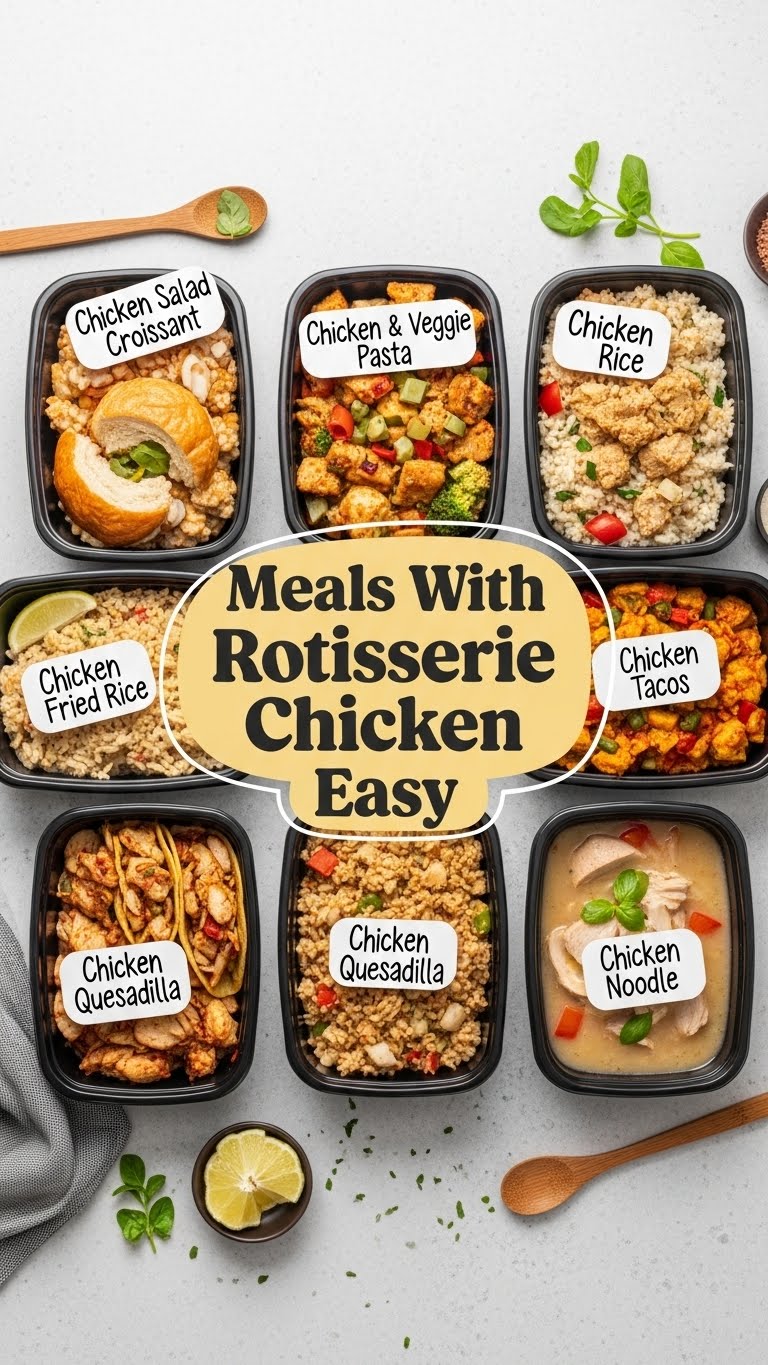 Meals With Rotisserie Chicken Easy