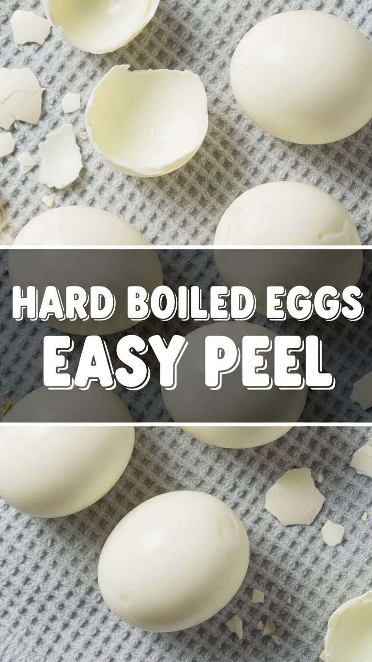 Hard Boiled Eggs Easy Peel