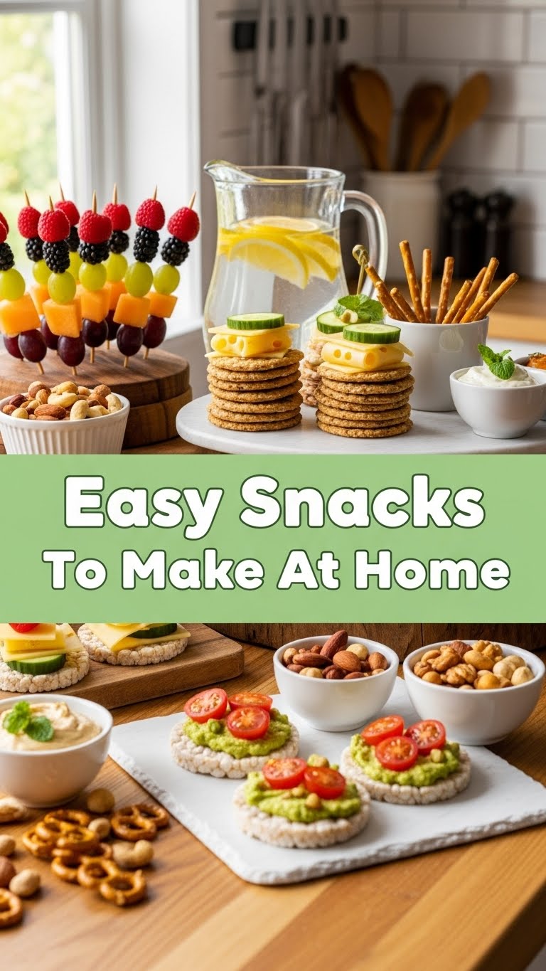 Easy Snacks To Make At Home