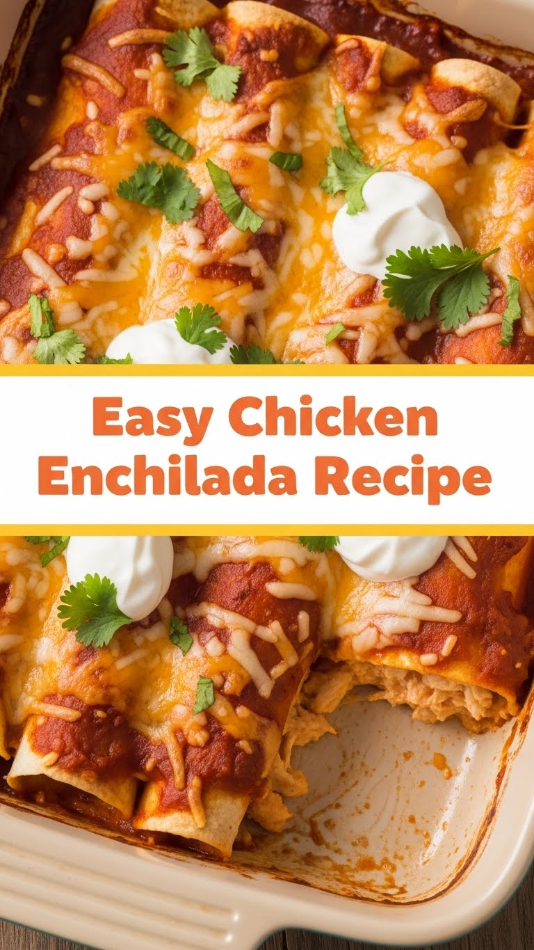 Easy Chicken Enchilada Recipe