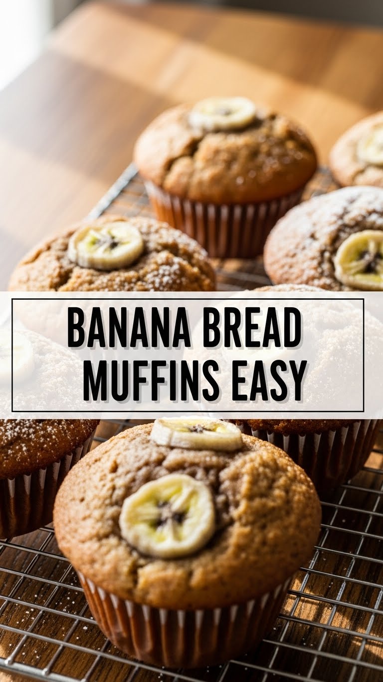 Banana Bread Muffins Easy