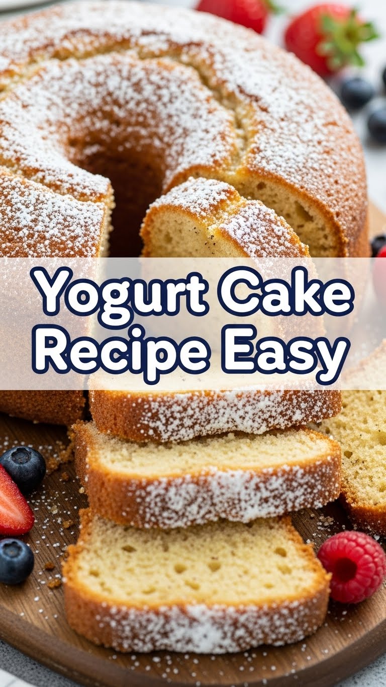 Yogurt Cake Recipe Easy