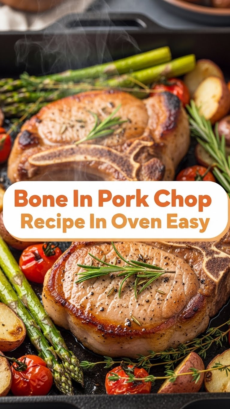 Bone In Pork Chop Recipe In Oven Easy