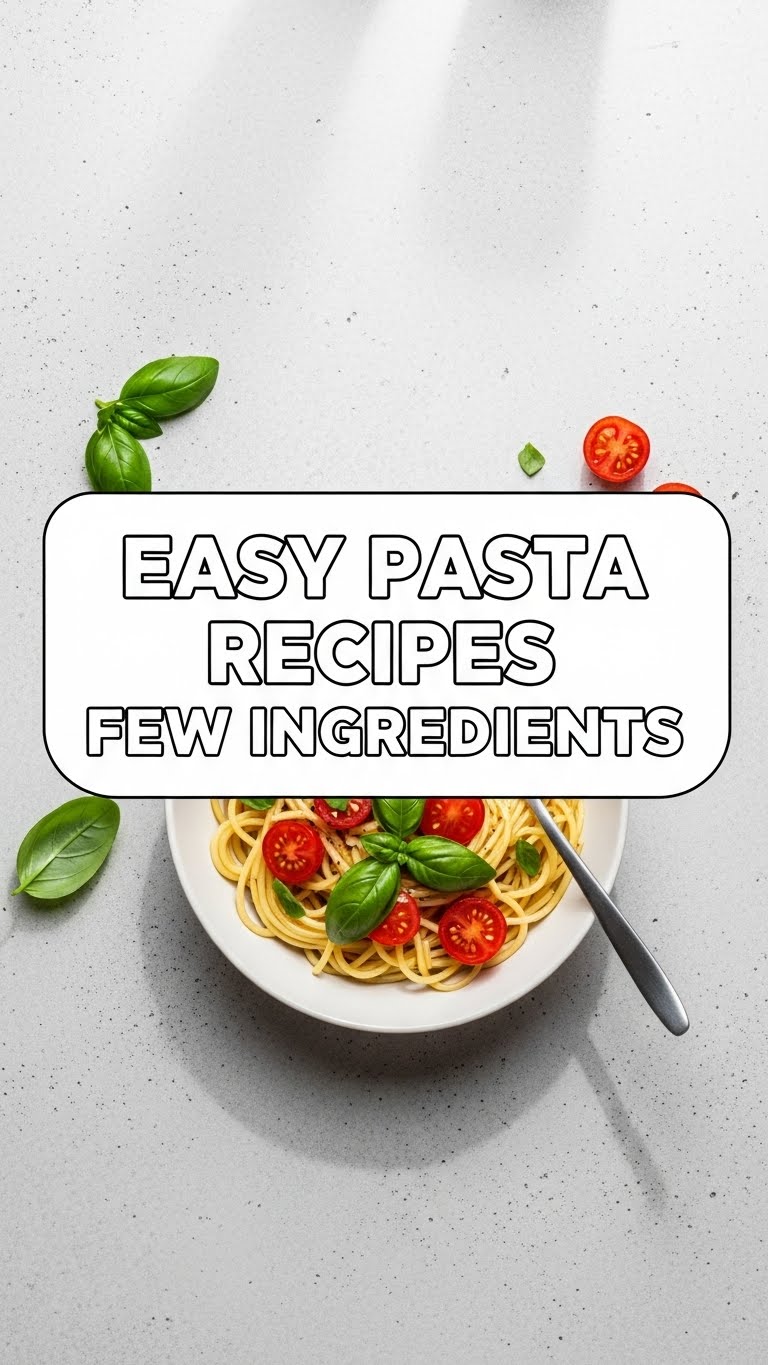Easy Pasta Recipes Few Ingredients
