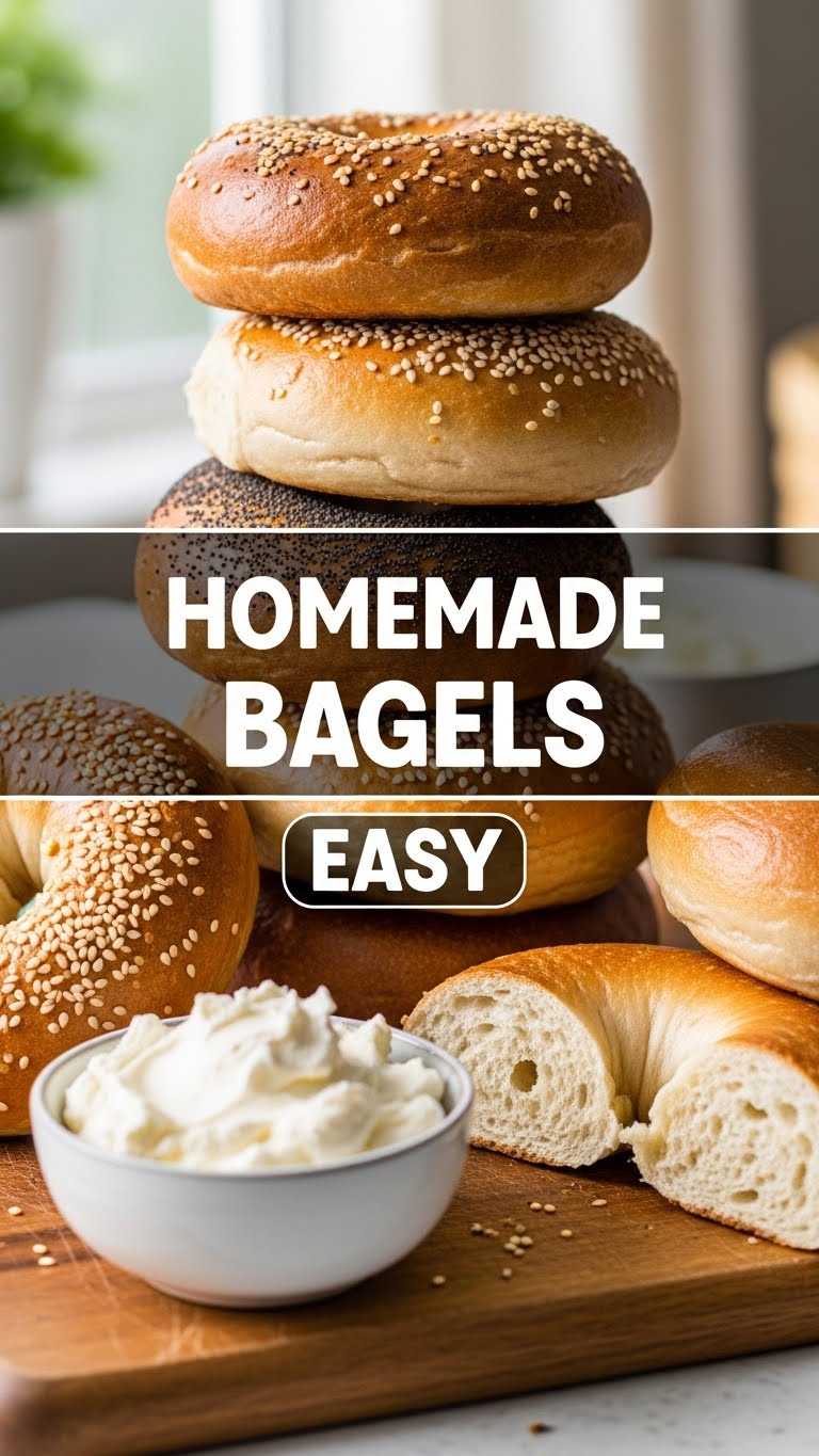 Homemade Bagels Easy