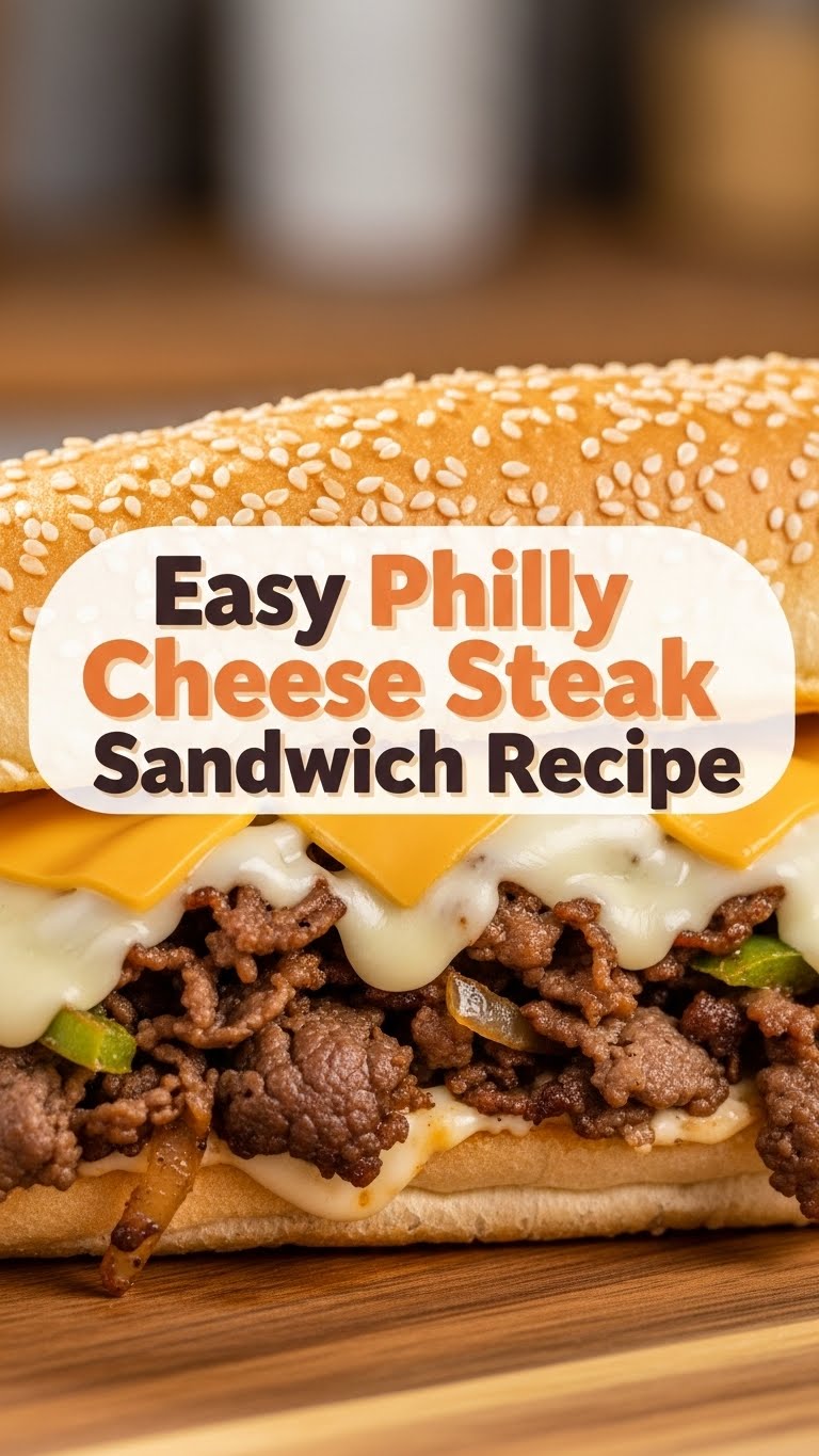 Easy Philly Cheese Steak Sandwich Recipe