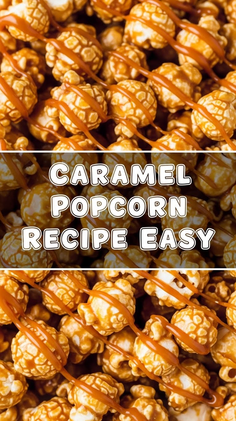 Caramel Popcorn Recipe Easy